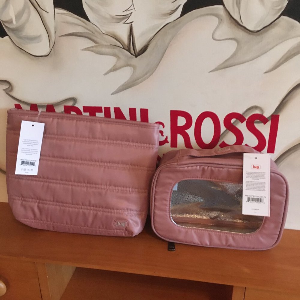 LUG - Freight insulated box & insulated pouch in Blush Pink - NWT